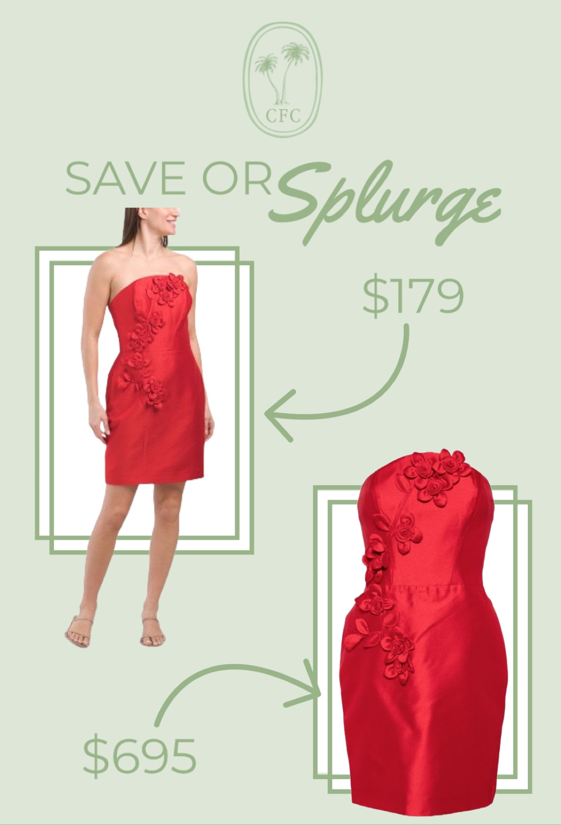 Save on this gorgeous red floral appliqué dress when you purchase it from TJ Maxx Runway! Save almost 75% off  

#LTKWedding #LTKSaleAlert
