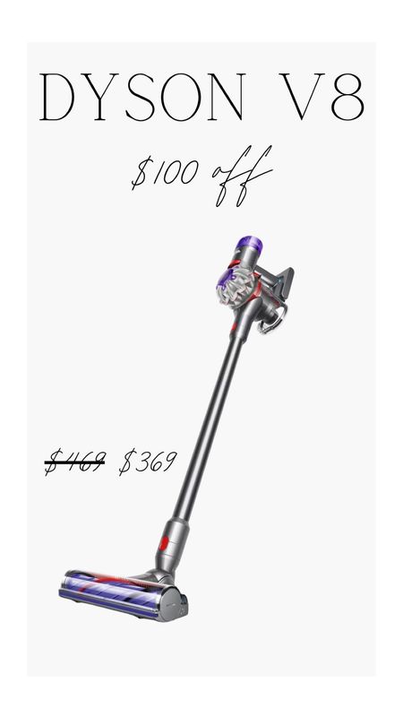 $100 off my holy grail Dyson V8. This is the best everyday vacuum and it is on such good sale. Shop now at Target!

#LTKfamily #LTKxTarget #LTKsalealert