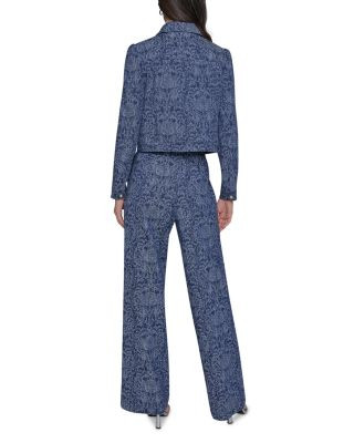 Cropped Motif Jean Jacket | Bloomingdale's (US)