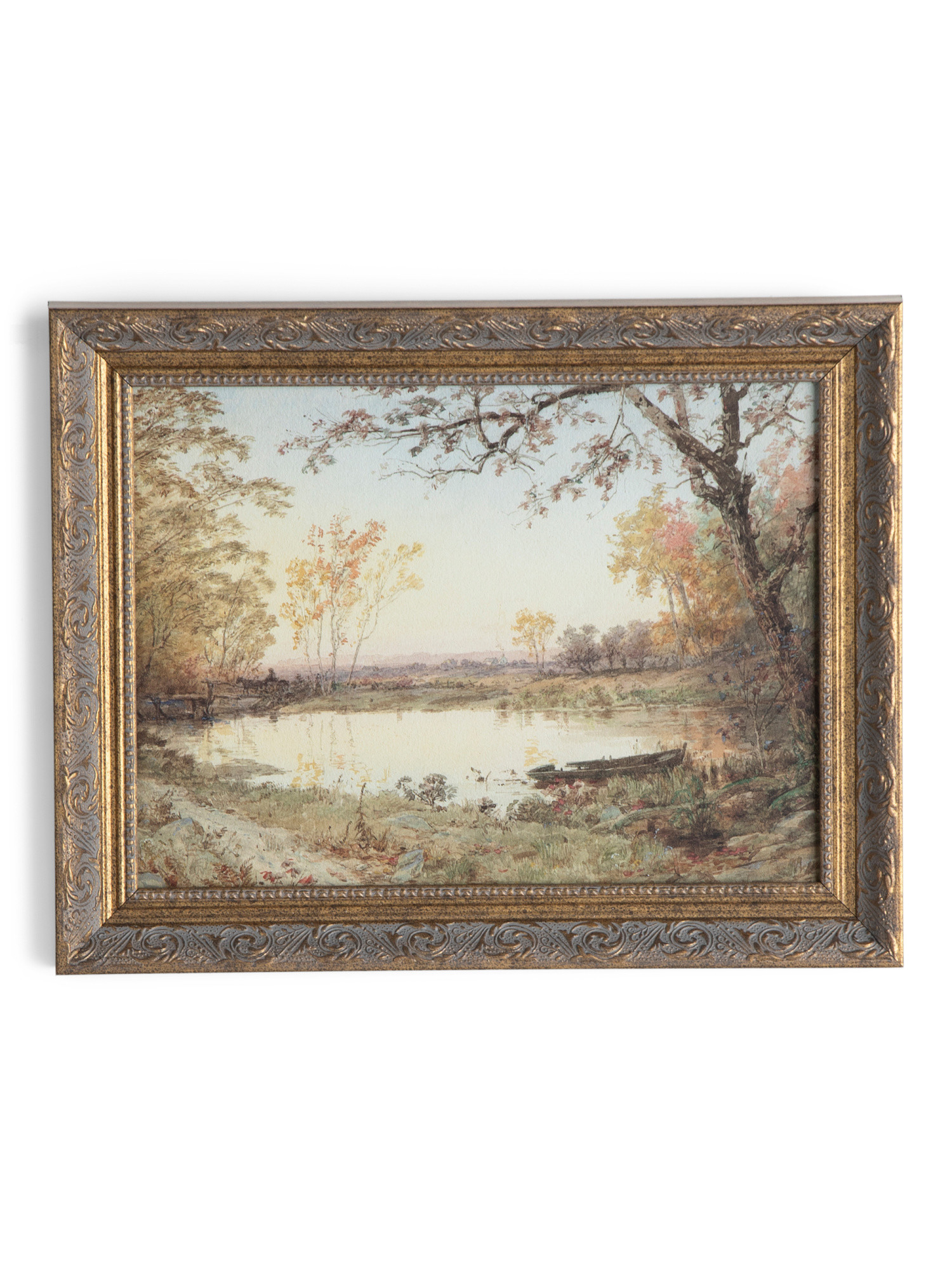 14x11 Autumn Trees And River Art | TJ Maxx
