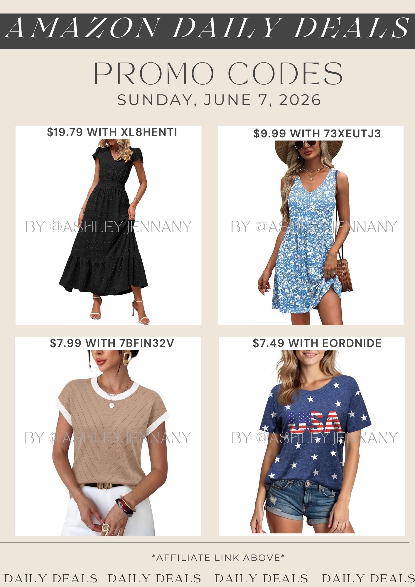 Amazon deals

#LTKSaleAlert #LTKMidsize #LTKootd