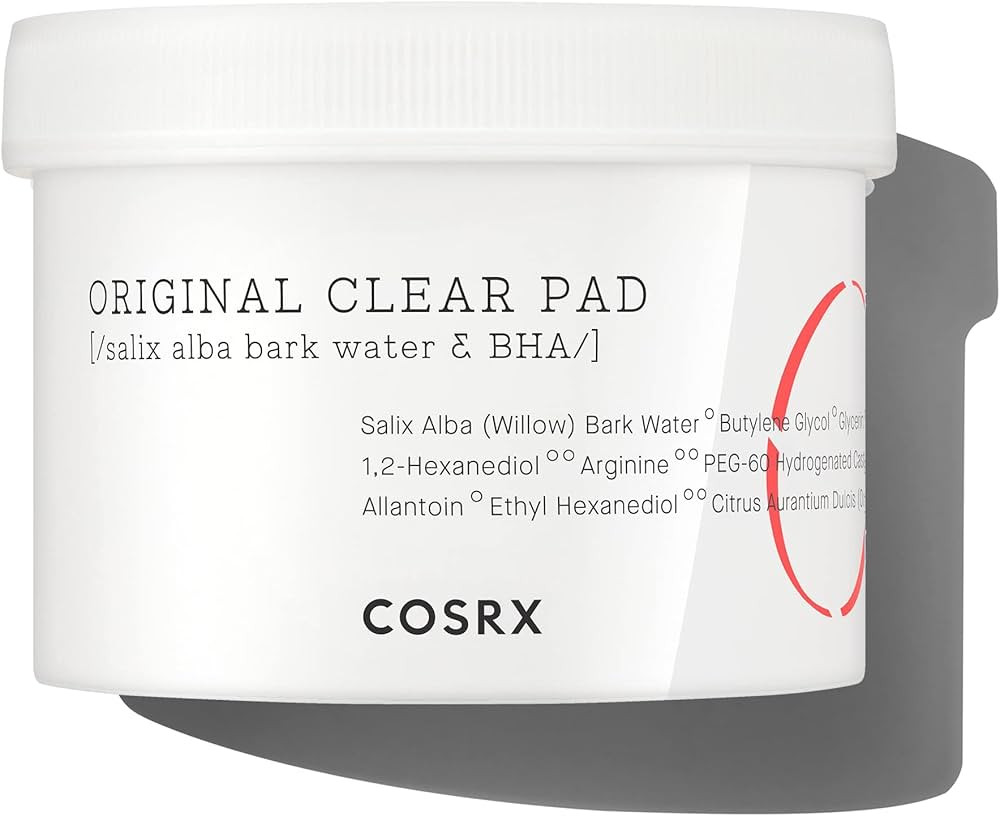 COSRX BHA Toner Pads, 70 Sheets, Exfoliating Pads for Dead Skin & Blackheads, Minimize Pores, Pre... | Amazon (US)
