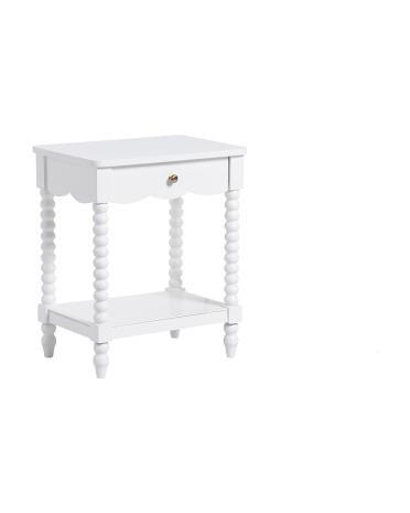 20x14x24 1 drawer scallop spindle leg side table | TJ Maxx