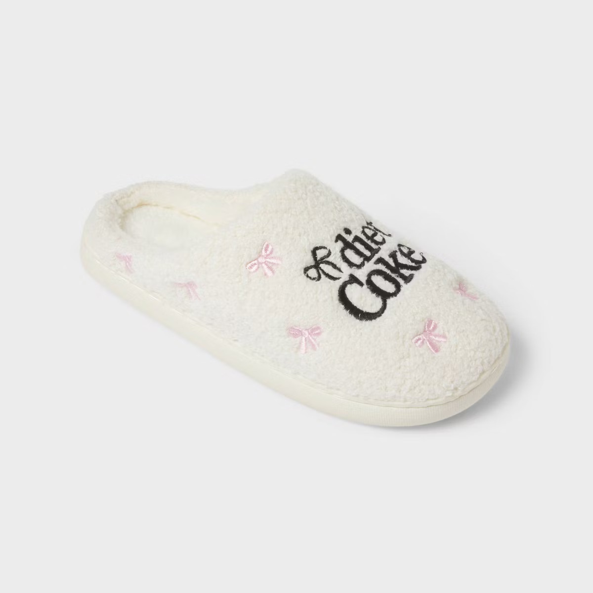 Women's Diet Coke Graphic Slippers - White | Target