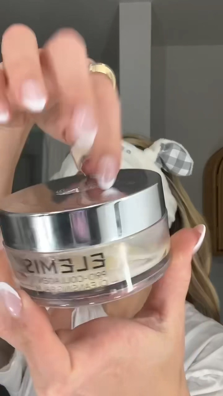 My full skincare routine!! This routine has helped my skin so much!! 🫶🏼 

skin care, self care, beauty products, bedtime routine, elemis, typology, red light therapy, loccitane serum, lip mask, beekman  

#LTKBeauty
