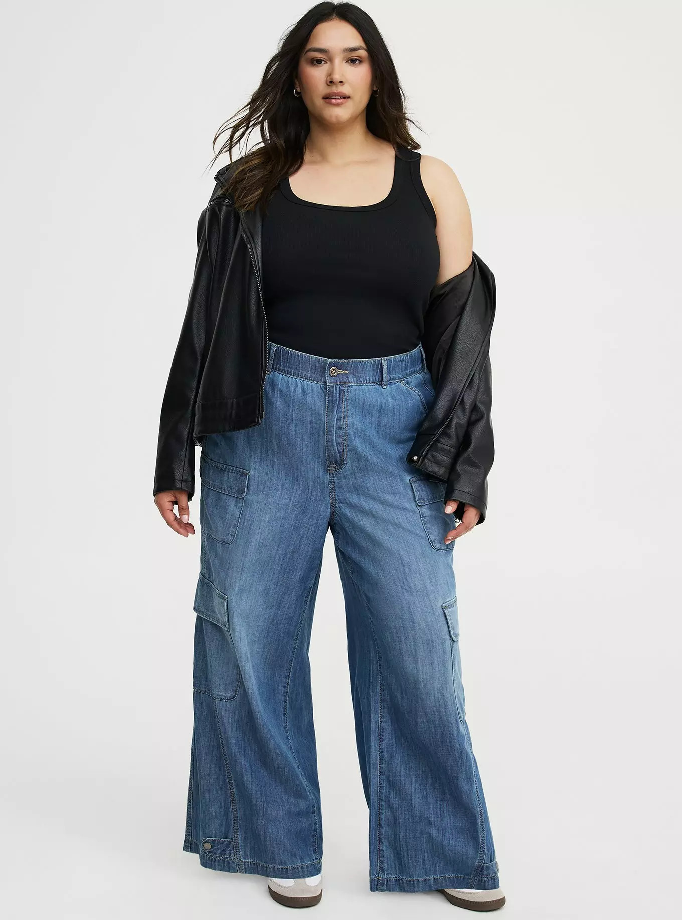 High-Rise Baggy Cargo Jean | Torrid (US & Canada)