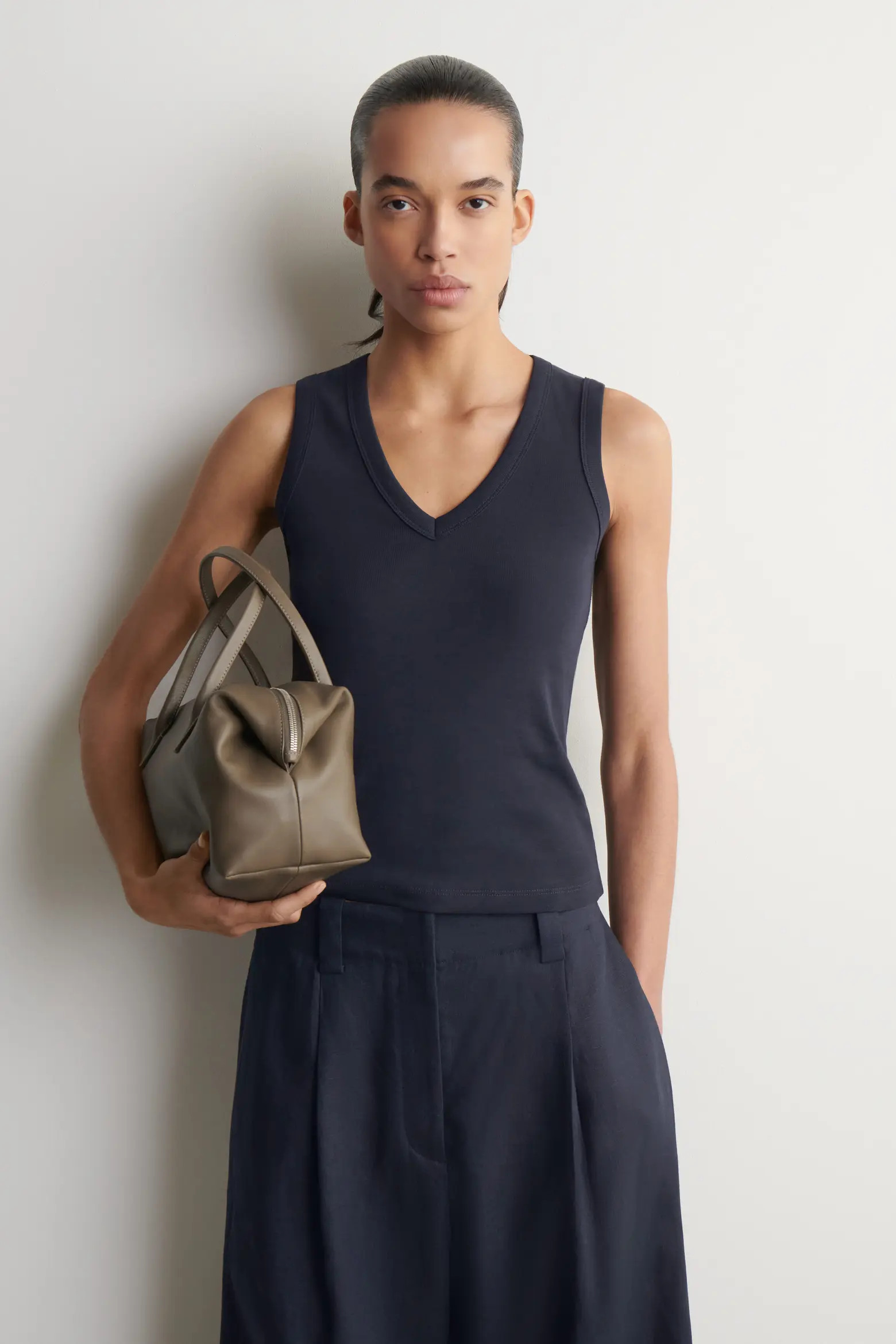 Cotton V-neck Tank Top (Women) | Nordstrom | Nordstrom