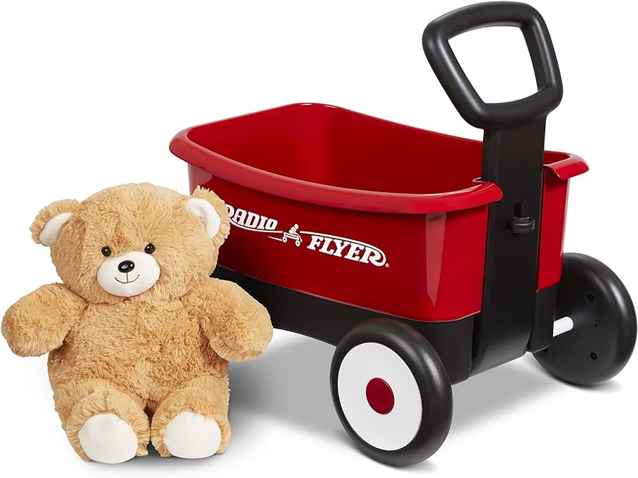 Radio Flyer My 1st Wagon with Teddy Bear , Red | Amazon (US)