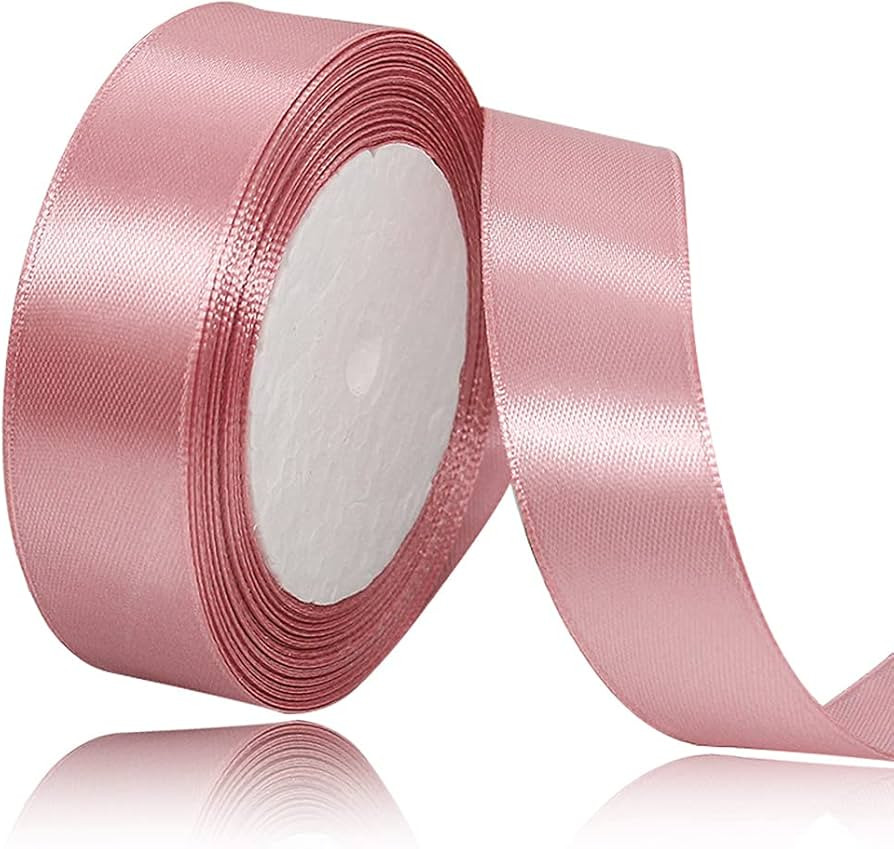 Satin Ribbon Gold 25 mm, 22 Metres Decoration Gift Ribbon Wide Ribbon Fabric Ribbon for Wedding, ... | Amazon (DE)