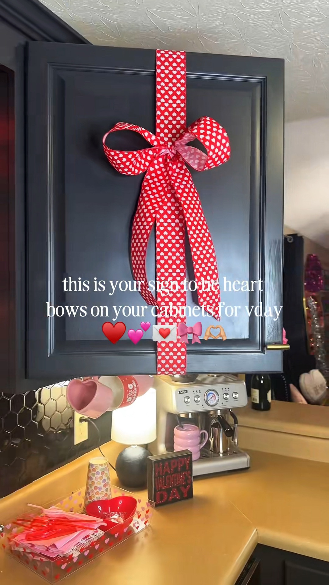 Bow Cabinets! 💌♥️🎀 Heart Ribbon for Vday! 

#LTKWatchNow #LTKHome #LTKFindsUnder50