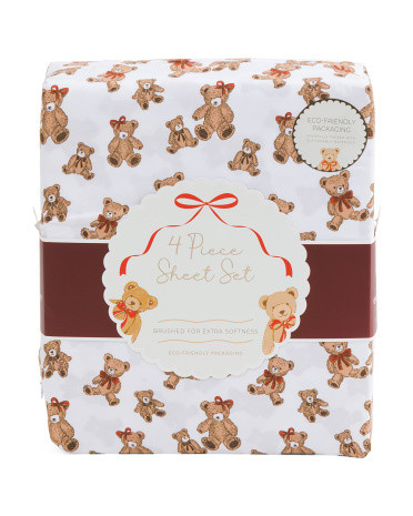 Teddy Love Sheet Set | TJ Maxx