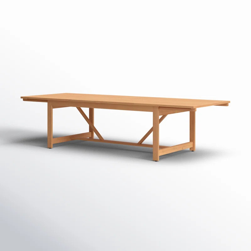 Alyisa Extendable Rectangular Eucalyptus Outdoor Dining Table | Wayfair North America