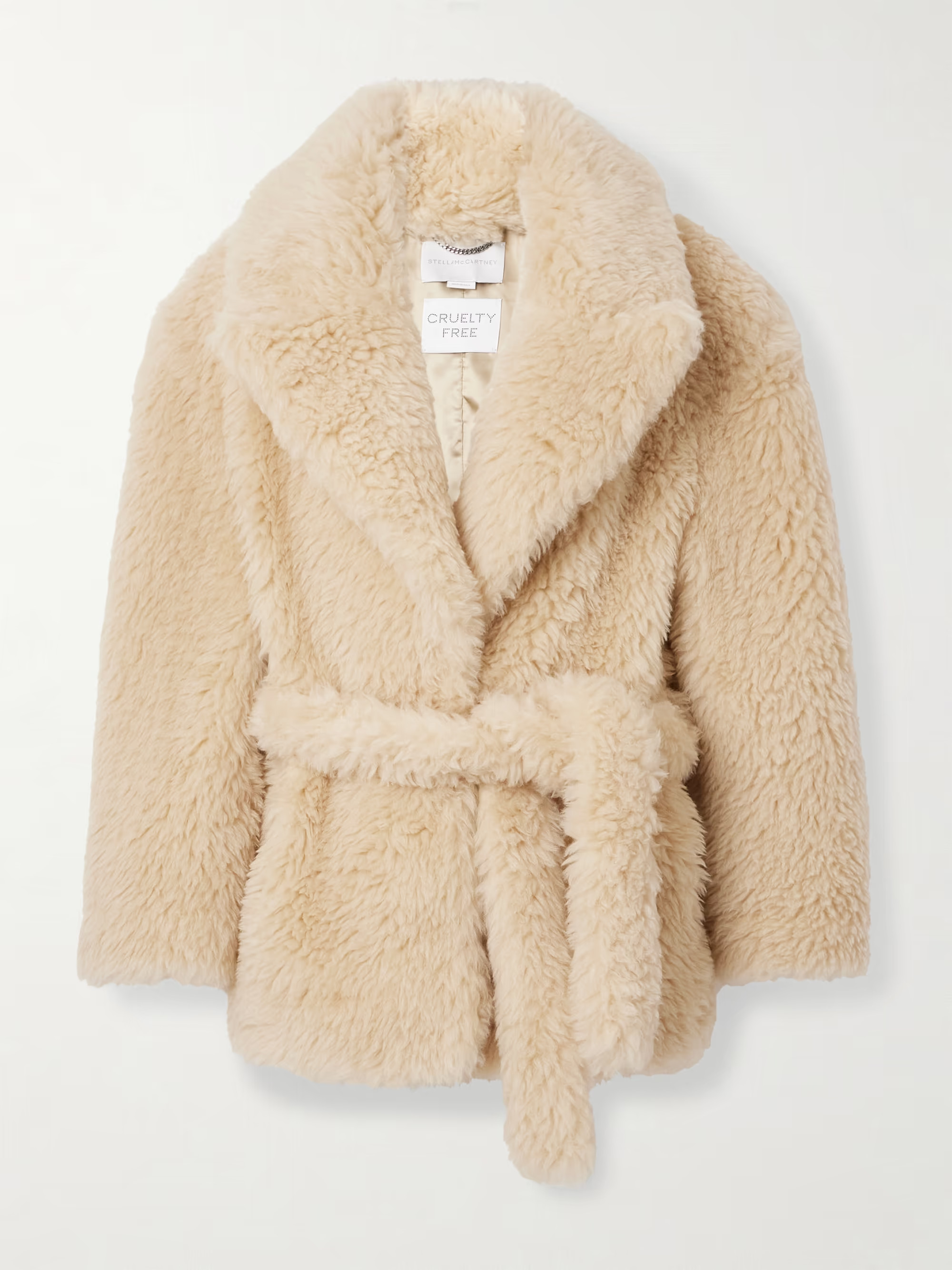 Wool-blend fleece coat | NET-A-PORTER APAC
