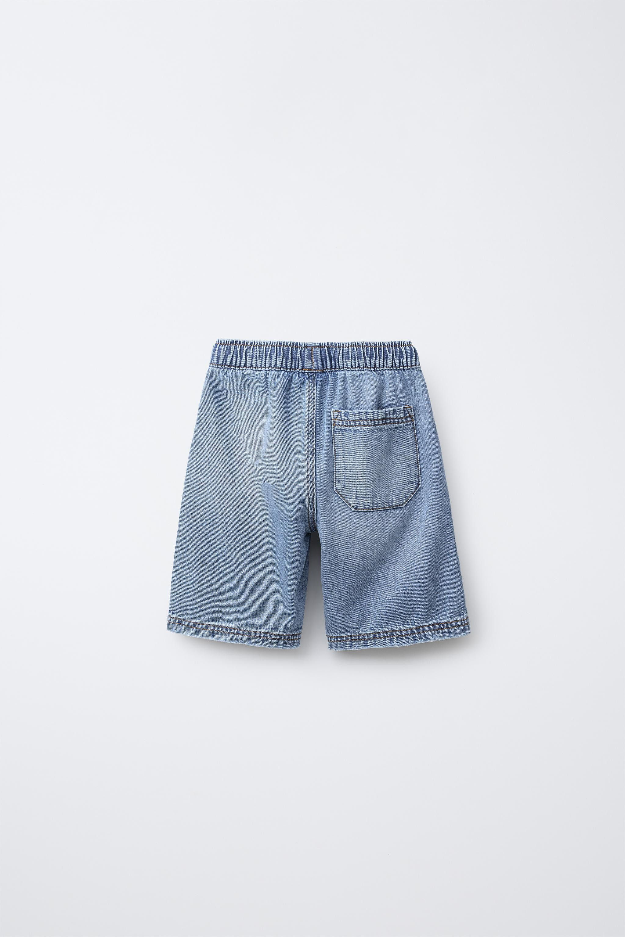 LOOSE DENIM SHORTS | Zara US