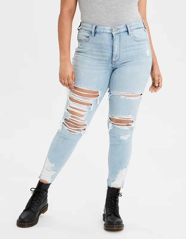AE Ne(x)t Level High-Waisted Jegging Crop | American Eagle Outfitters (US & CA)