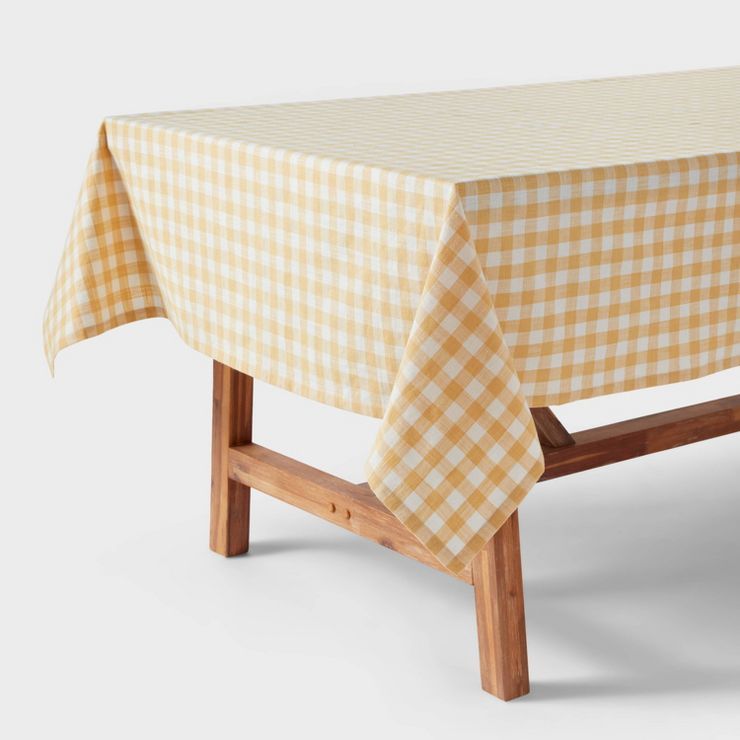 Target/Kitchen & Dining/Kitchen & Table Linens/Tablecloths‎Shop all ThresholdCotton Gingham Tab... | Target