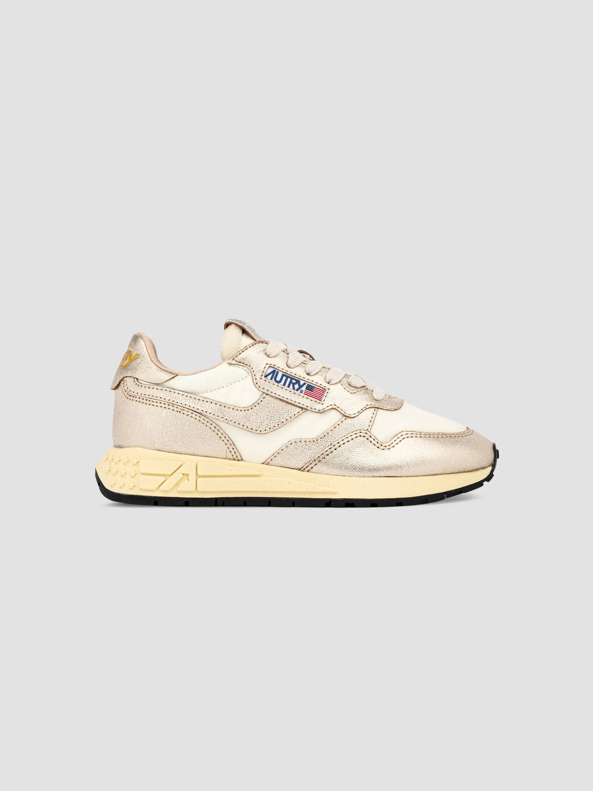 AUTRY Reelwind Logo Leather Sneakers | Saks Fifth Avenue | Saks Fifth Avenue