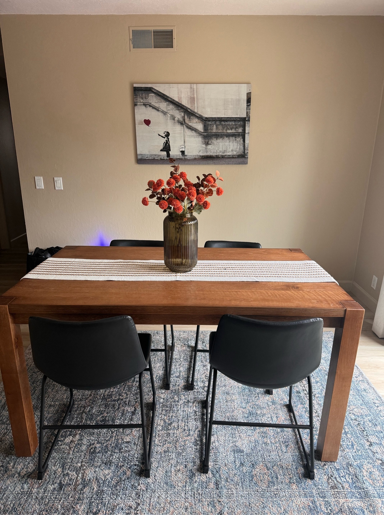 Simple dining room decor with some faves from Amazon, target and of course a rug from the Loi Loi Collection. 

#LTKhome #LTKstyletip #LTKfindsunder100