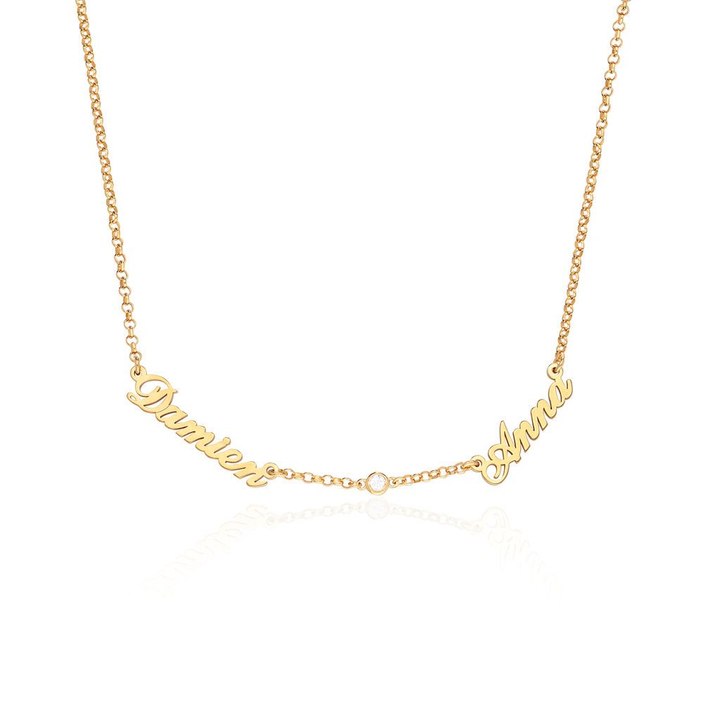 Heritage Lab Grown Diamond Multiple Name Necklace in 18K Gold Vermeil | MYKA