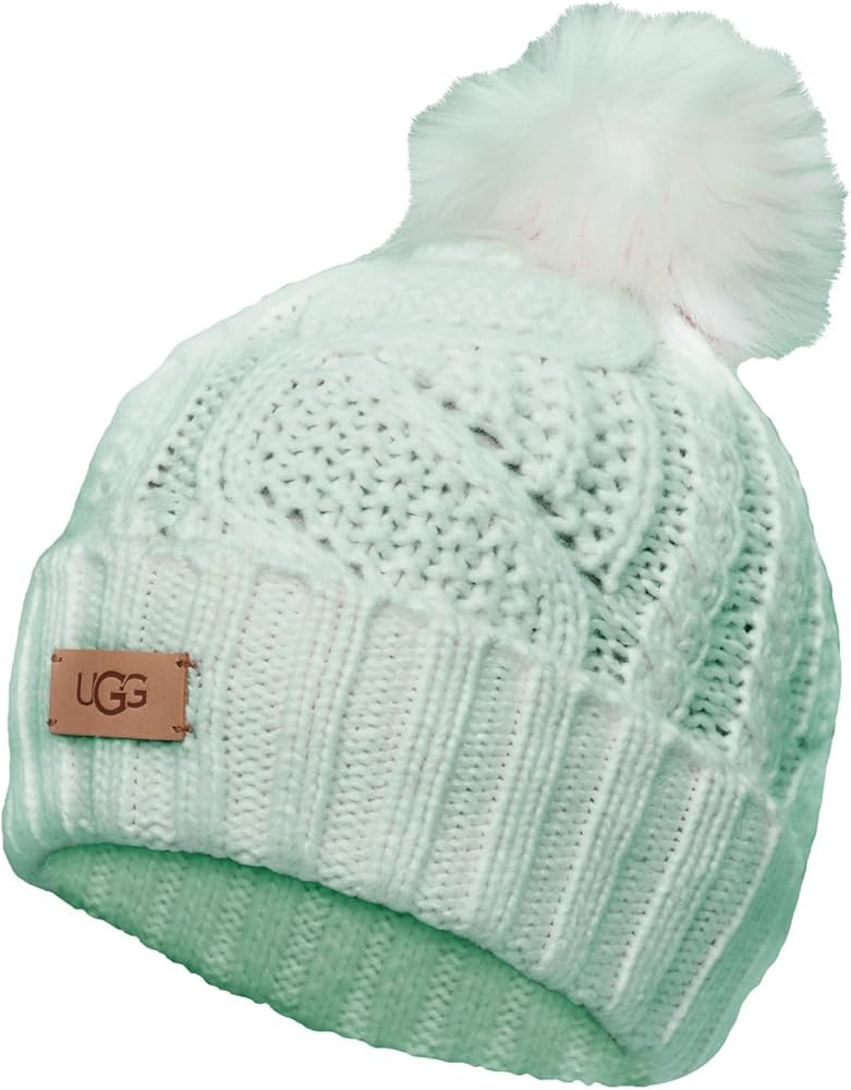 UGG Women's Cable Pom Beanie | Amazon (US)