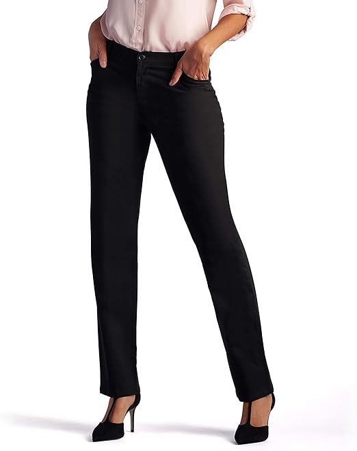 Lee Women's Relaxed Fit All Day Straight Leg Pant | Amazon (US)