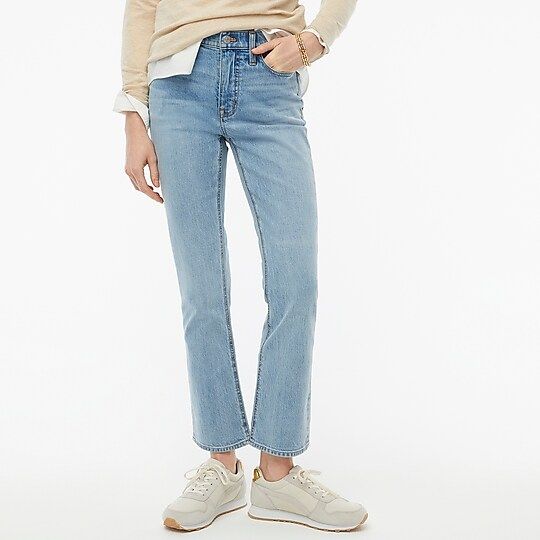 Flare crop jean in all-day stretch | J.Crew Factory