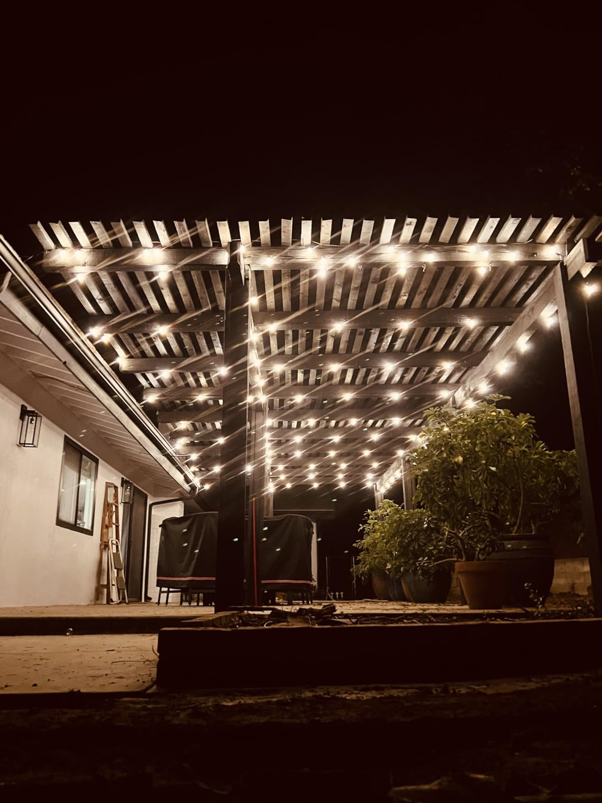 100FT LED String Lights Outdoor Waterproof G40 Globe String Lights with 52 Shatterproof Bulbs(2 E... | Amazon (US)