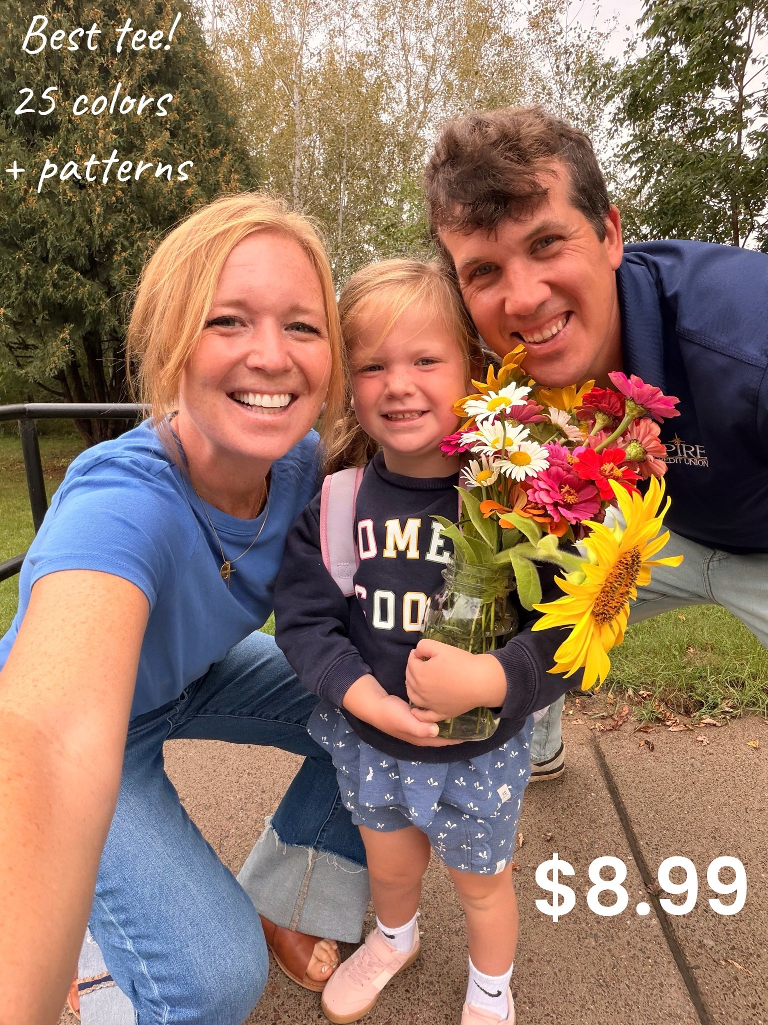 My favorite tee is 40% off today! 25 colors and patterns have me running 🏃‍♀️ 💨

#LTKSaleAlert #LTKootd
