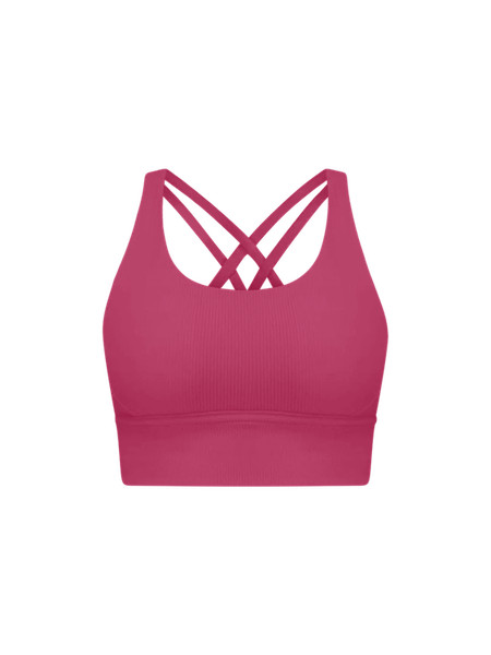 lululemon Energy Ribbed Longline Bra Medium Support, B–D Cups | Women's Bras | lululemon | Lululemon (US)