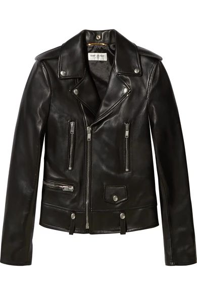 Leather biker jacket | NET-A-PORTER (US)