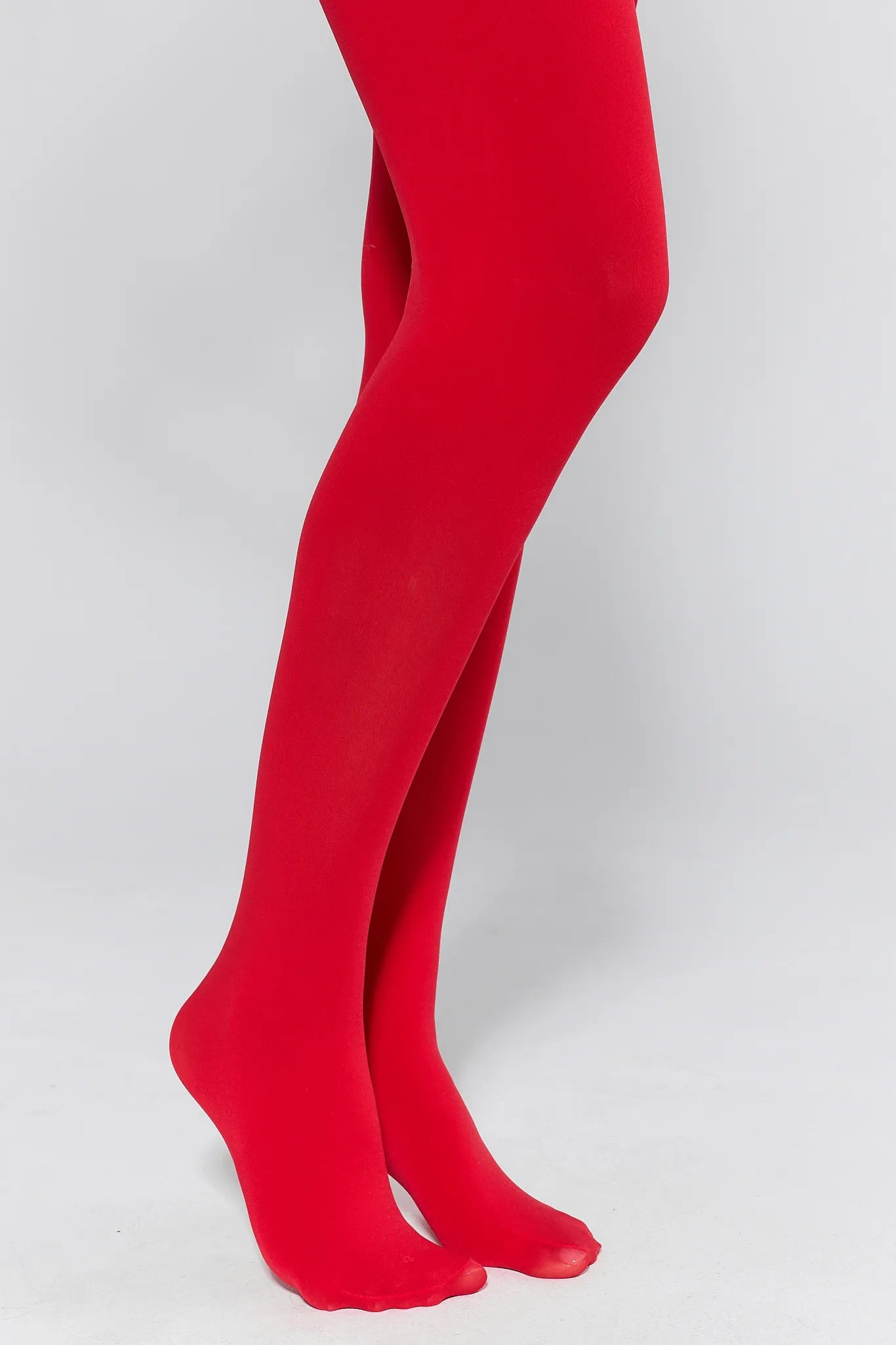 Rochelle Red Sheer Tights | Avara