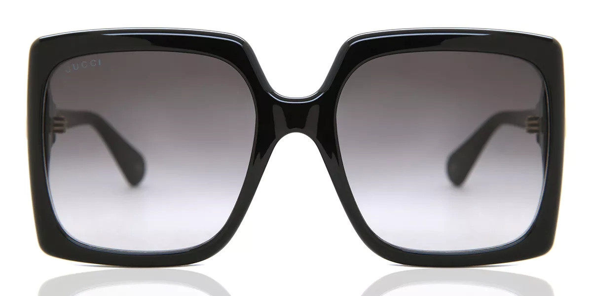 Gucci GG0876S 001 Women’s Sunglasses Black Size 60 - Free RX Lenses - Free RX Lenses | SmartBuyGlasses Global