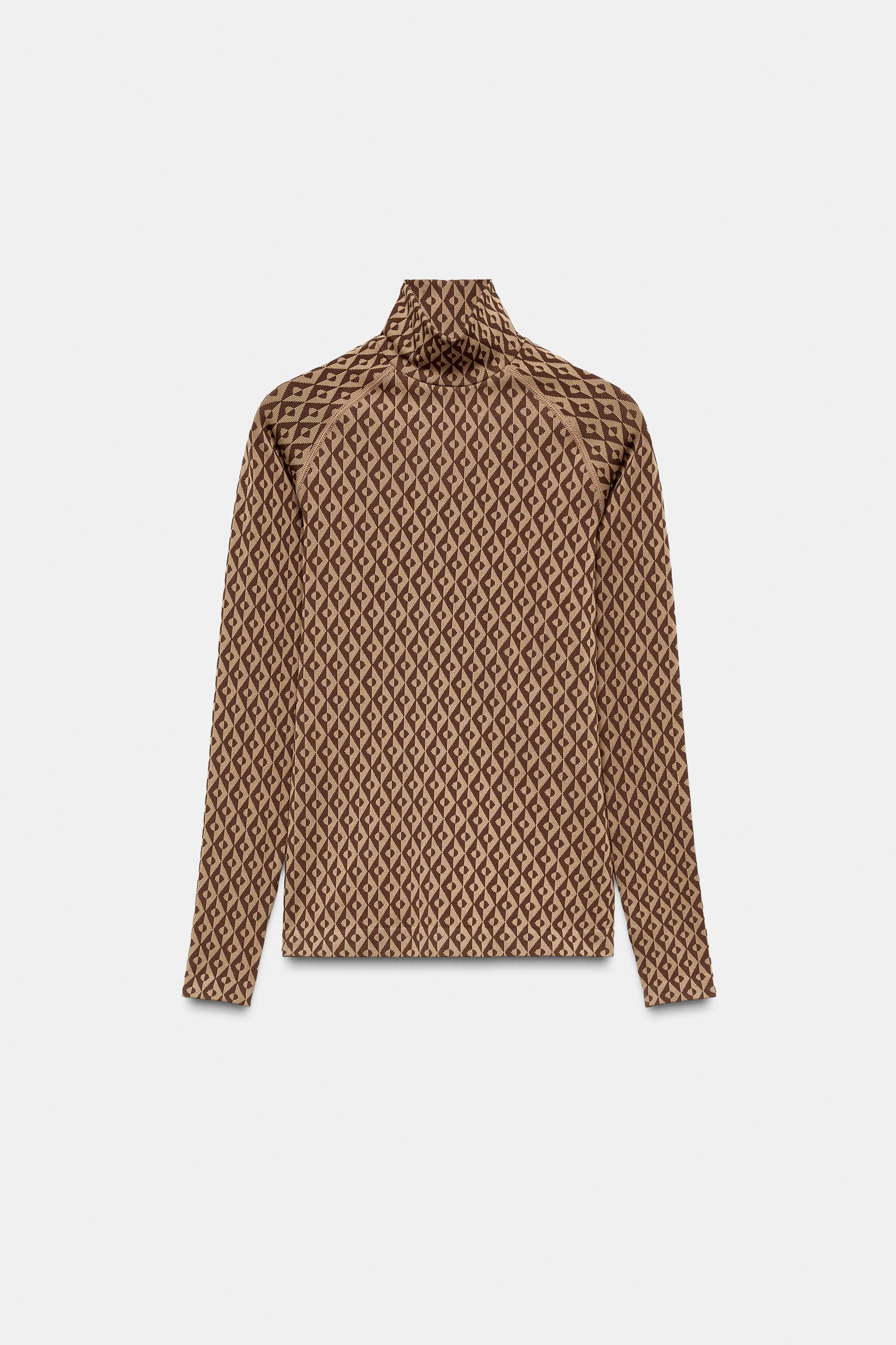 THERMOLITE® CORE SEAMLESS JACQUARD THERMAL T-SHIRT SKI COLLECTION | Zara US