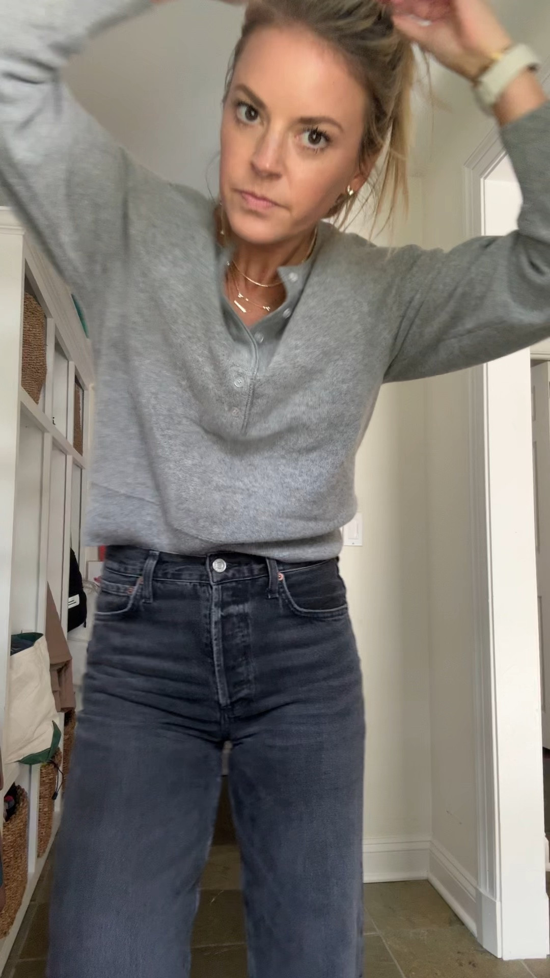 @Quince favorites on repeat! Sweater is under $100 and fits tts. I’m wearing a small. #quincepartner

#LTKgrwm #LTKootd