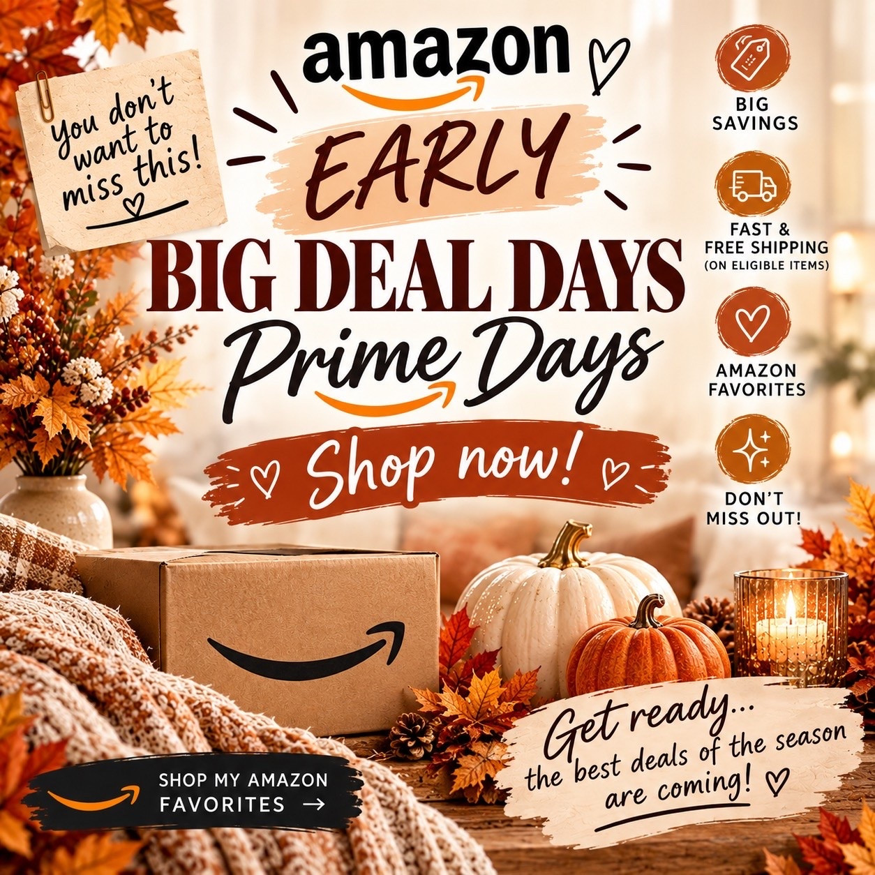 Shop these early Prime Big Deal Days finds! From tech to home, the savings are waiting for you!✨

#LTKSeasonal #LTKHome