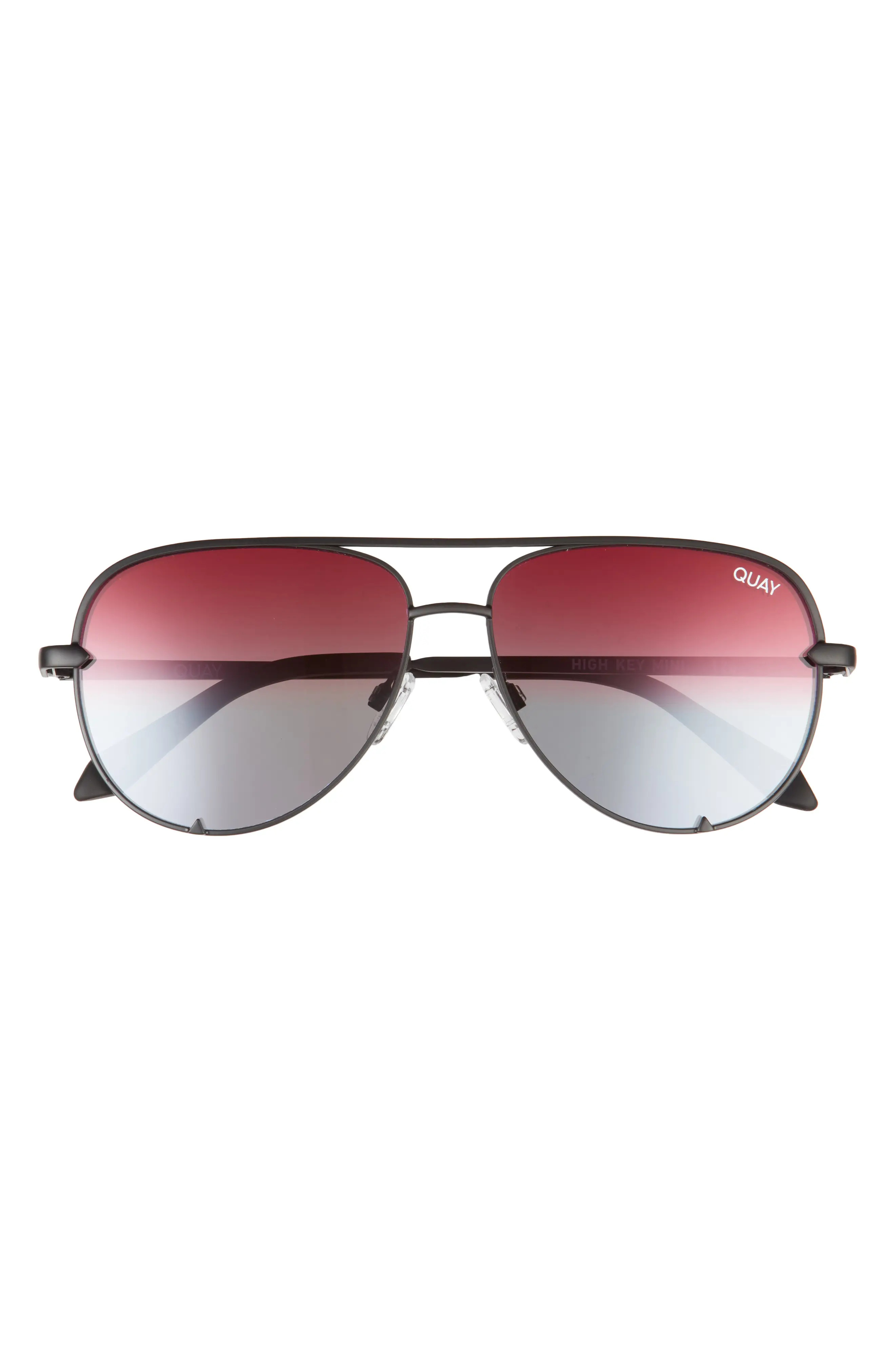 Quay Australia High Key Mini 51mm Aviator Sunglasses in Bronze/Brown Pink at Nordstrom Rack | Nordstrom Rack