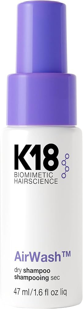 K18 AirWash Dry Shampoo, Non-Aerosol, Balances Scalp & Controls Excess Oil Production | Amazon (US)