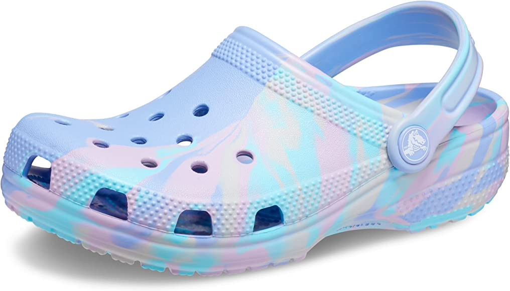Crocs Unisex-Child Classic Marbled Tie Dye Clog | Amazon (US)