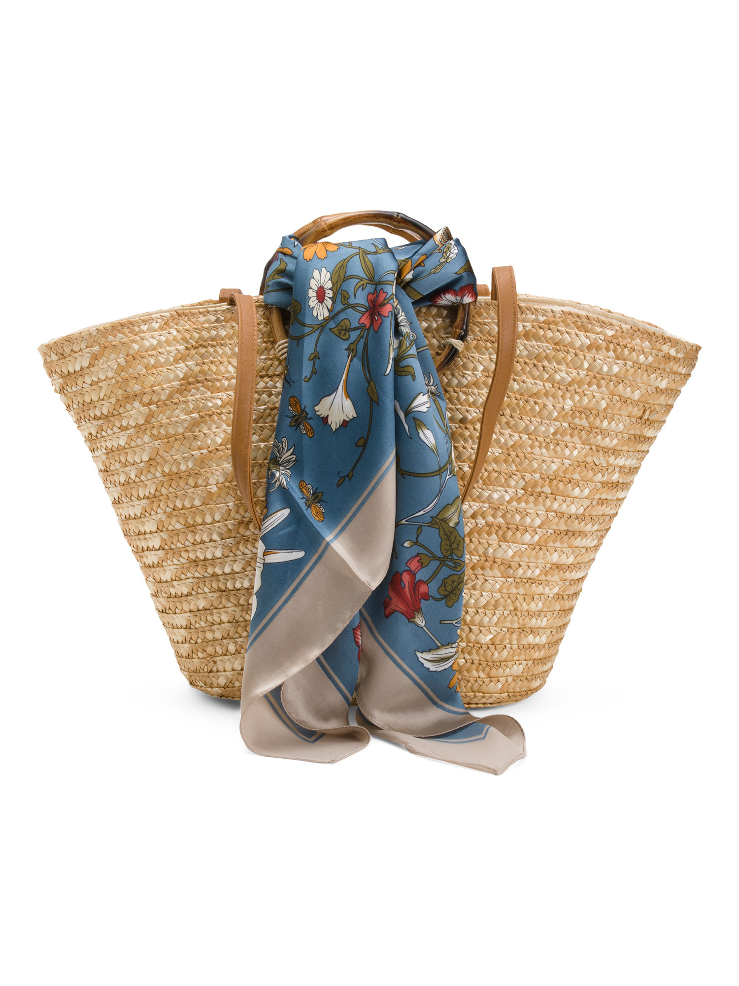 Straw Picnic Basket | TJ Maxx