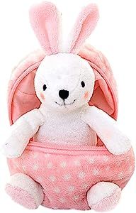 Plushland Plush Stuffed Animal 6 Inches Surprise Zip Up Egg Hideaway | Cute, Pink Pastel and Polk... | Amazon (US)