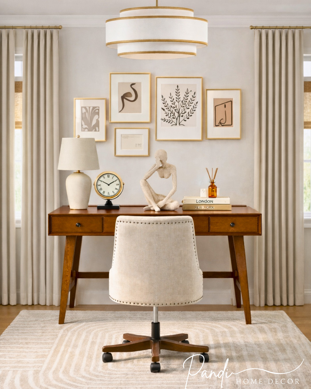 A clean, neutral workspace that feels calm, warm, and effortlessly stylish 🤍 Natural wood, soft textures, and simple decor create a space that’s perfect for focus and everyday ease.
#HomeOffice #NeutralDecor #WorkspaceInspo #DeskSetup #MinimalStyle #HomeDecor #OfficeInspo 

 #LTKHome