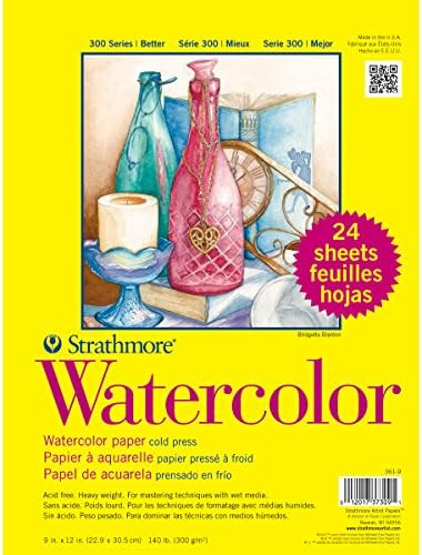 Amazon.com: Strathmore Paper 300 Series Watercolor Class Pack, Cold Press, 1 Pack, Original Versi... | Amazon (US)