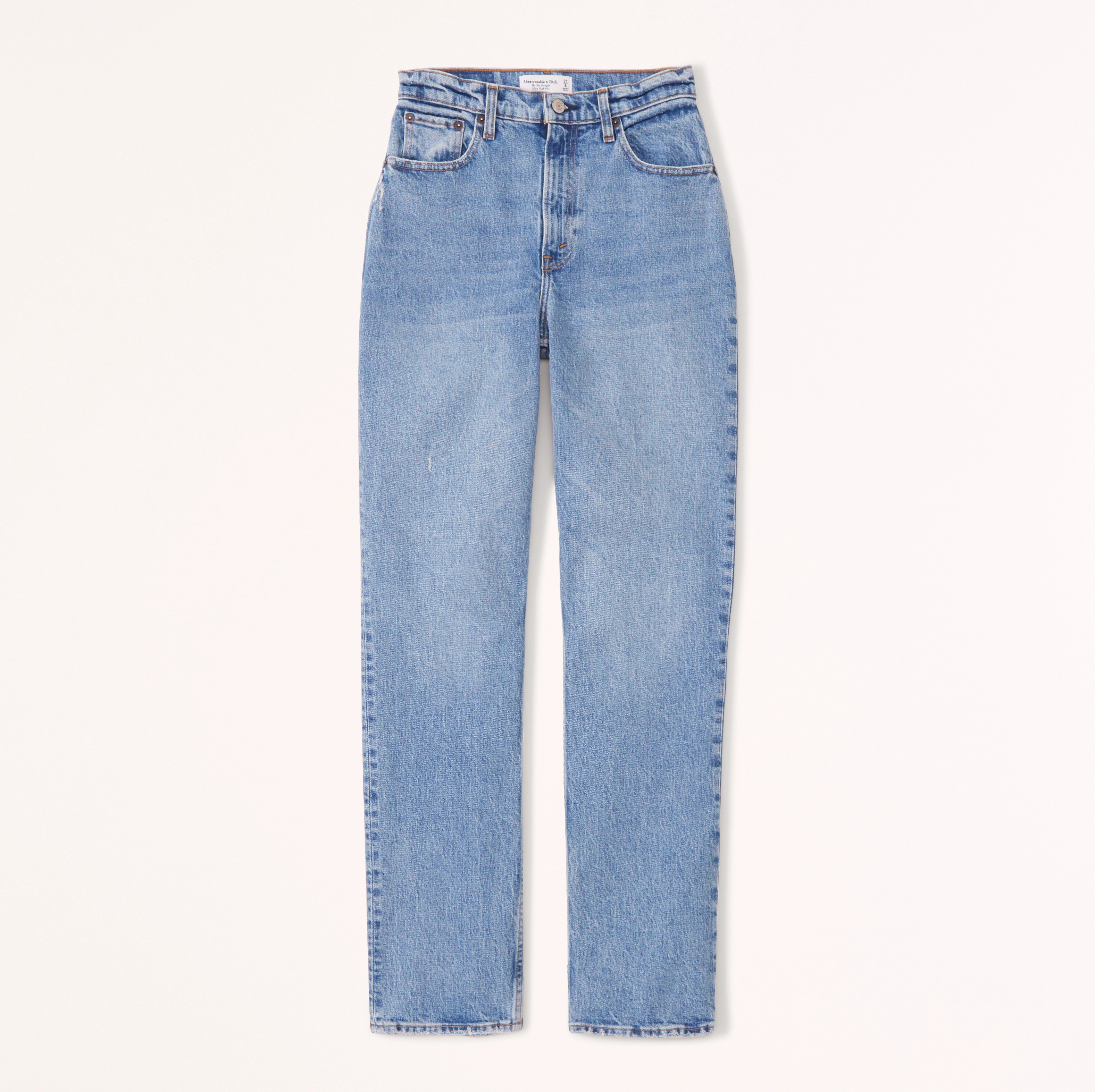 Curve Love Ultra High Rise 90s Straight Jean | Abercrombie & Fitch (US)