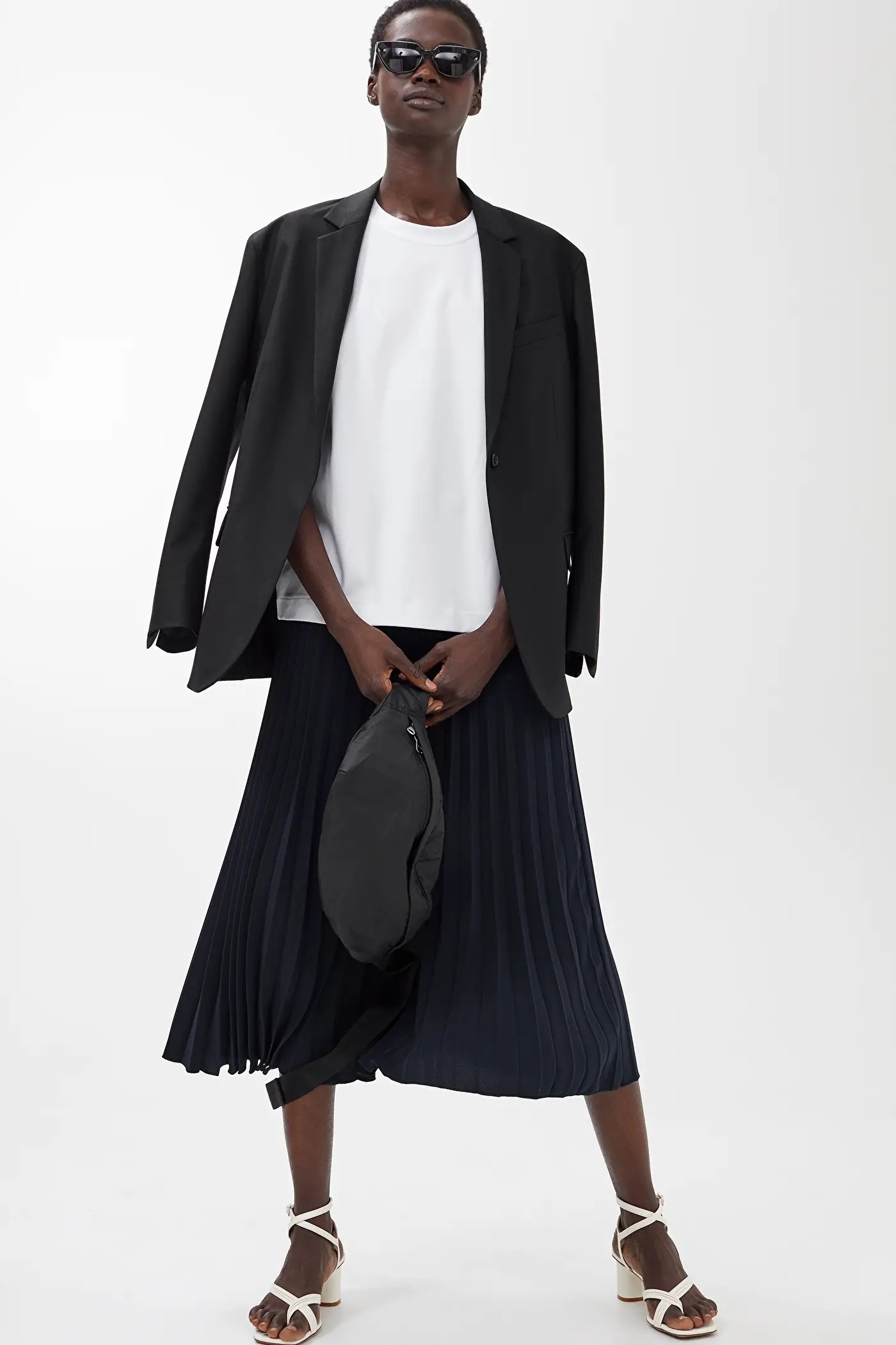 Pleated Crepe Skirt | ARKET (US&UK)