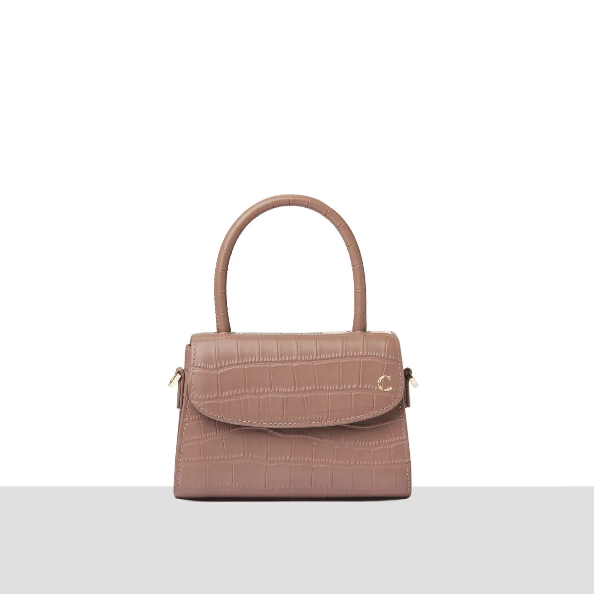 LA Grab Bag in Mocha Croc | Azurina