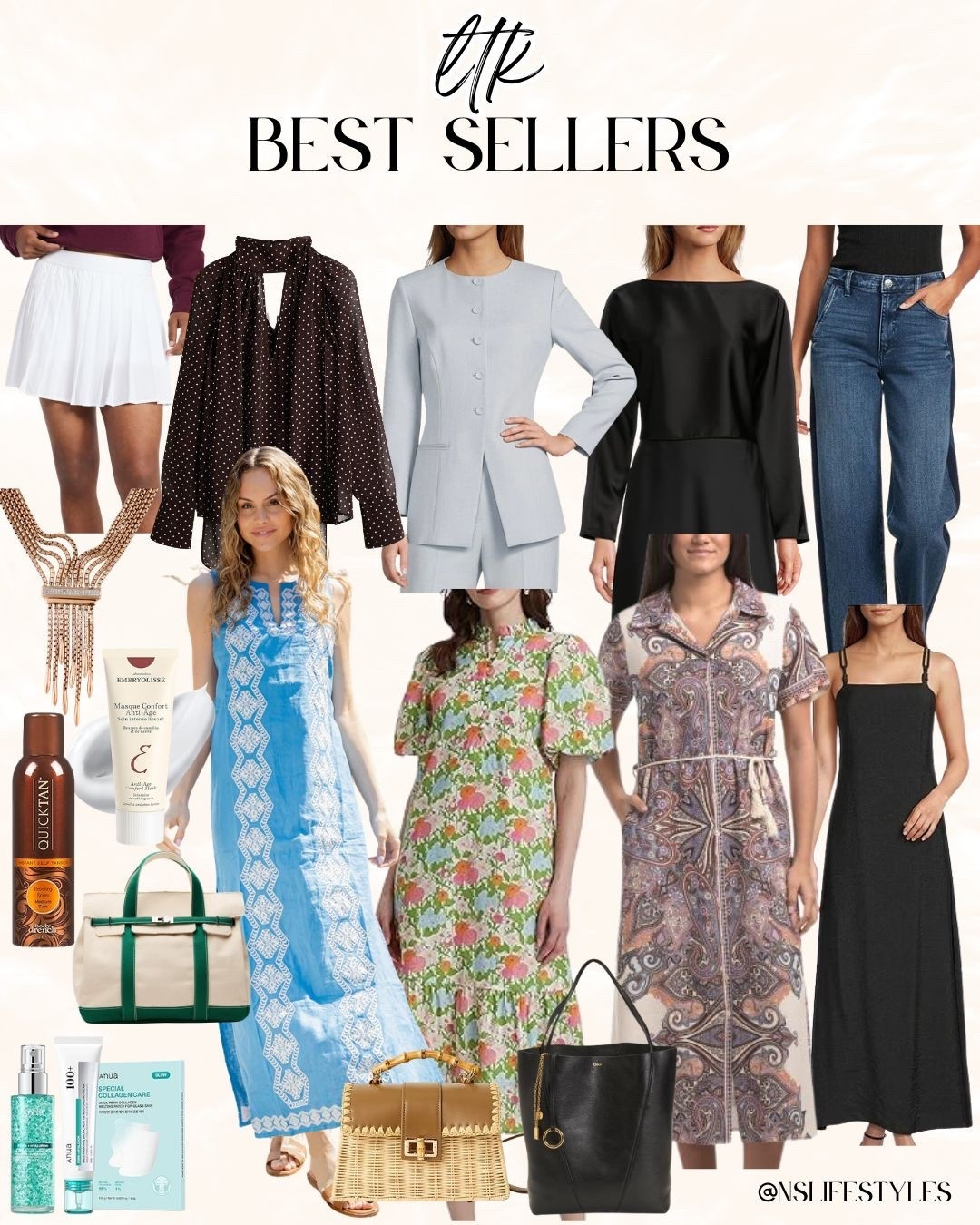 The ultimate round-up of this week’s LTK top sellers! From gorgeous patterned maxi dresses and tailored blazers to everyday denim and viral skincare staples, these are the pieces everyone is adding to their carts right now. 🛒✨
Upgrade your seasonal wardrobe with these highly-requested, versatile finds that effortlessly elevate your daily style. Tap the link in my bio to shop the entire collection before it sells out! 💃👜
#ltkfinds #ltkbestsellers #closetessentials #springfashion #skincarecommunity #outfitinspo #shopthelook

#LTKootd