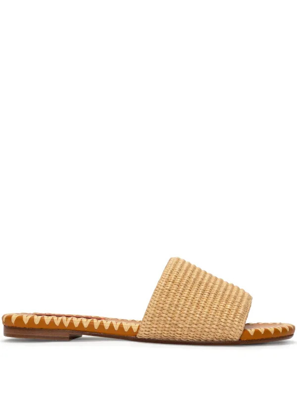 Raffia Salerno slides | Farfetch Global