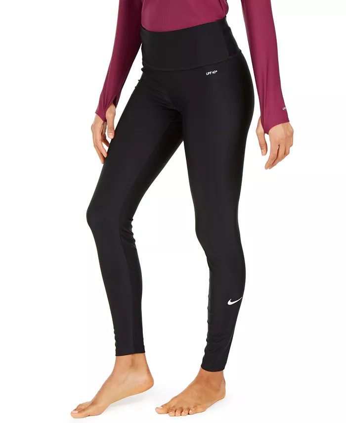 Nike Essential Slim Long Swim Leggings - Macy's | Macy's