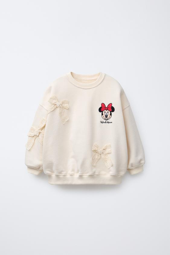 MINNIE MOUSE © DISNEY EMBROIDERED SWEATSHIRT | Zara US