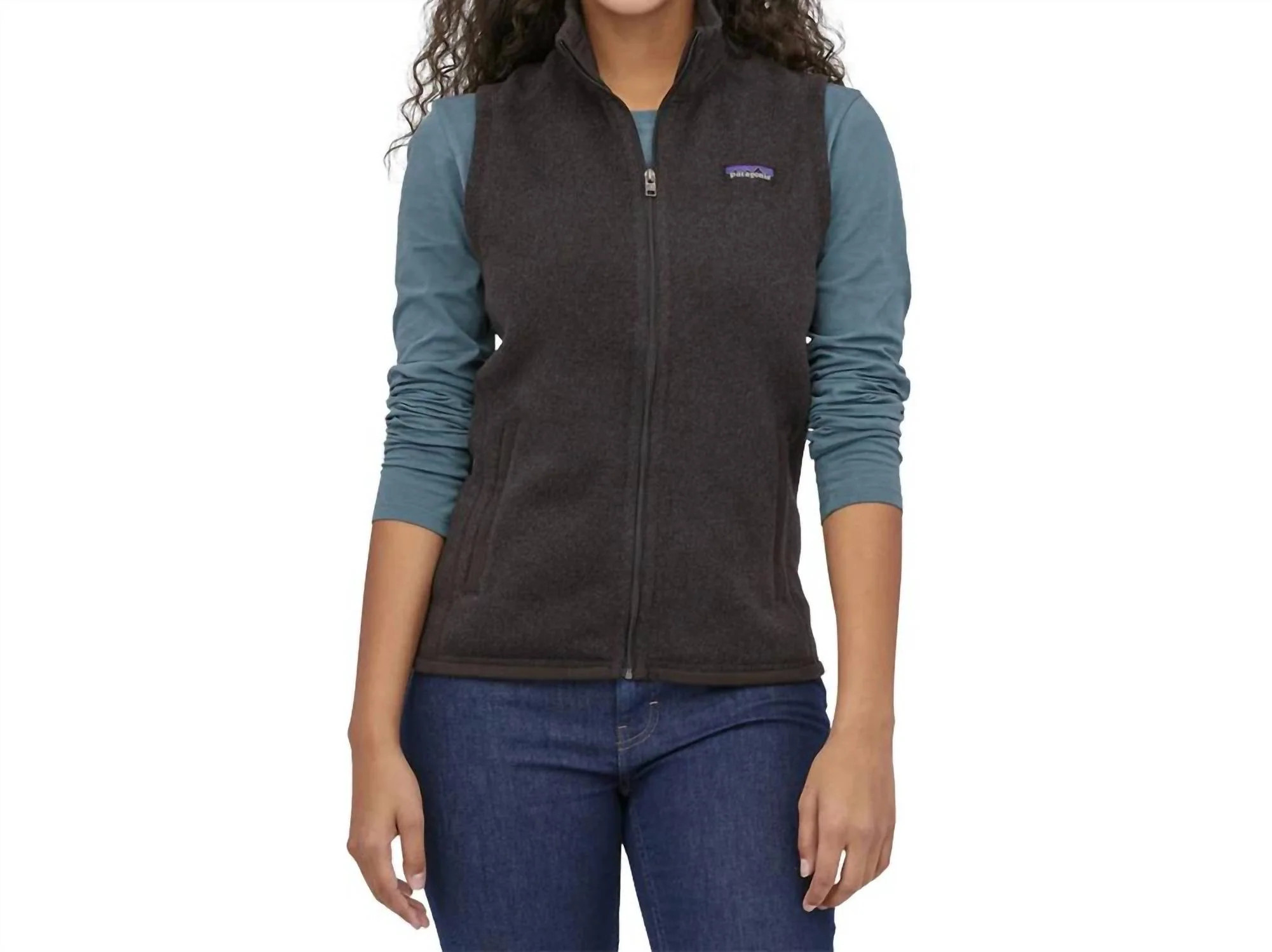 Women's Better Sweater Vest In Black | Shop Simon